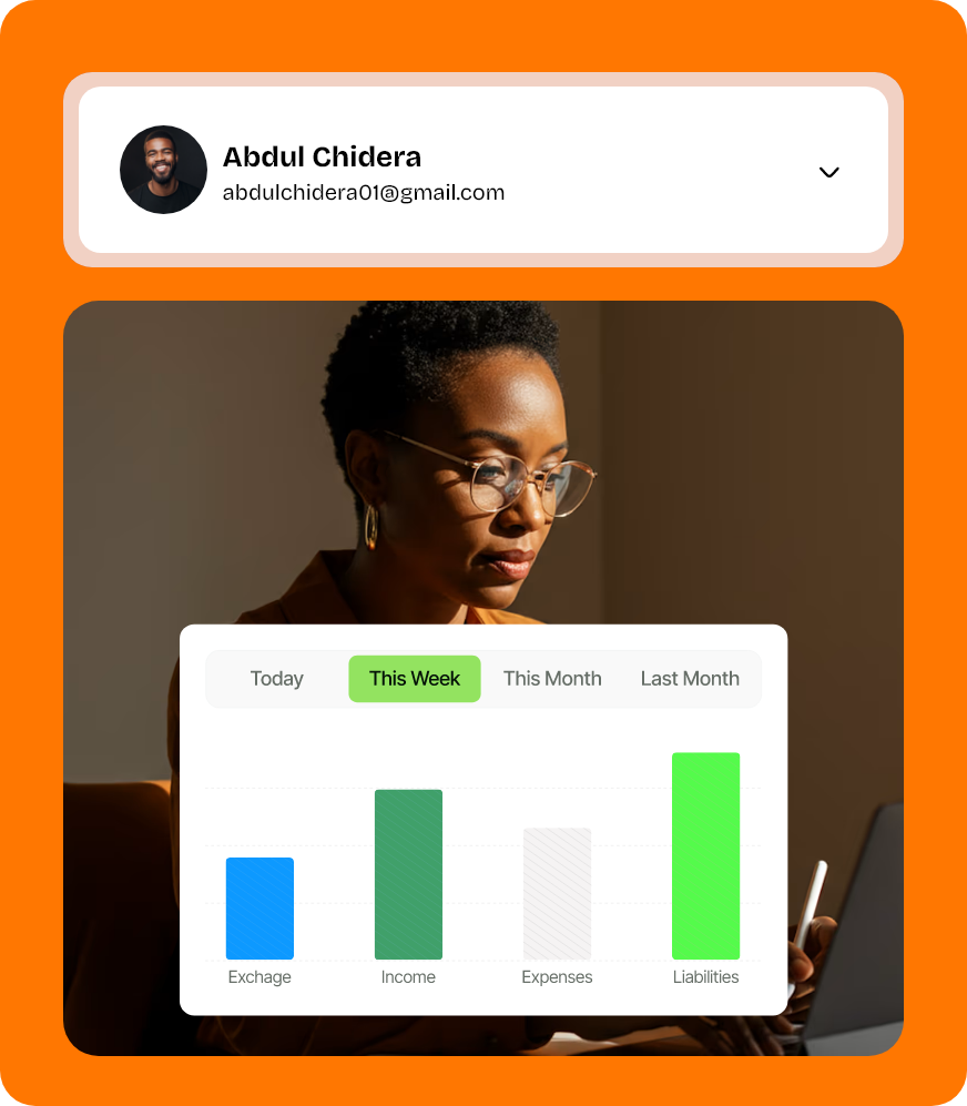 Tsara personal finance tracking interface